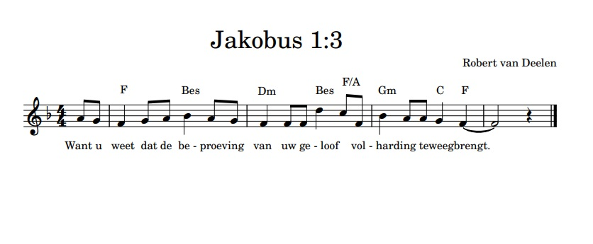 Want u weet dat de beproeving