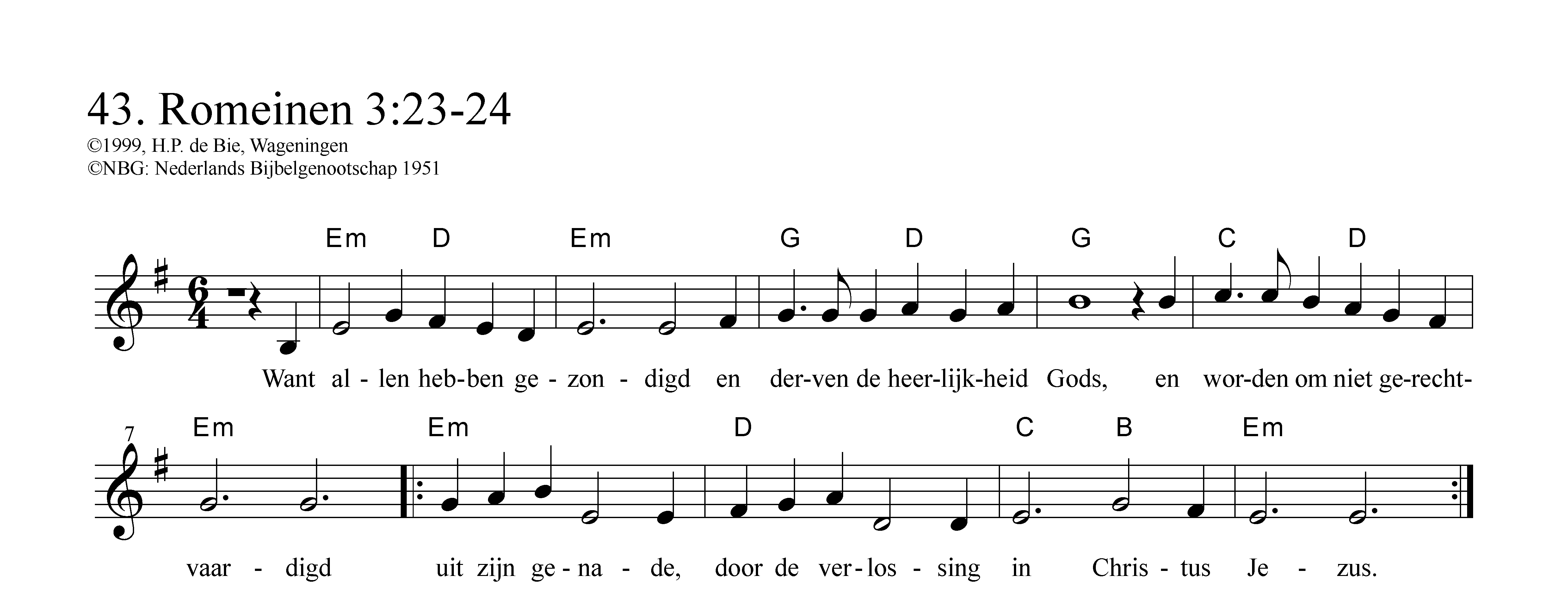 Want allen hebben gezondigd