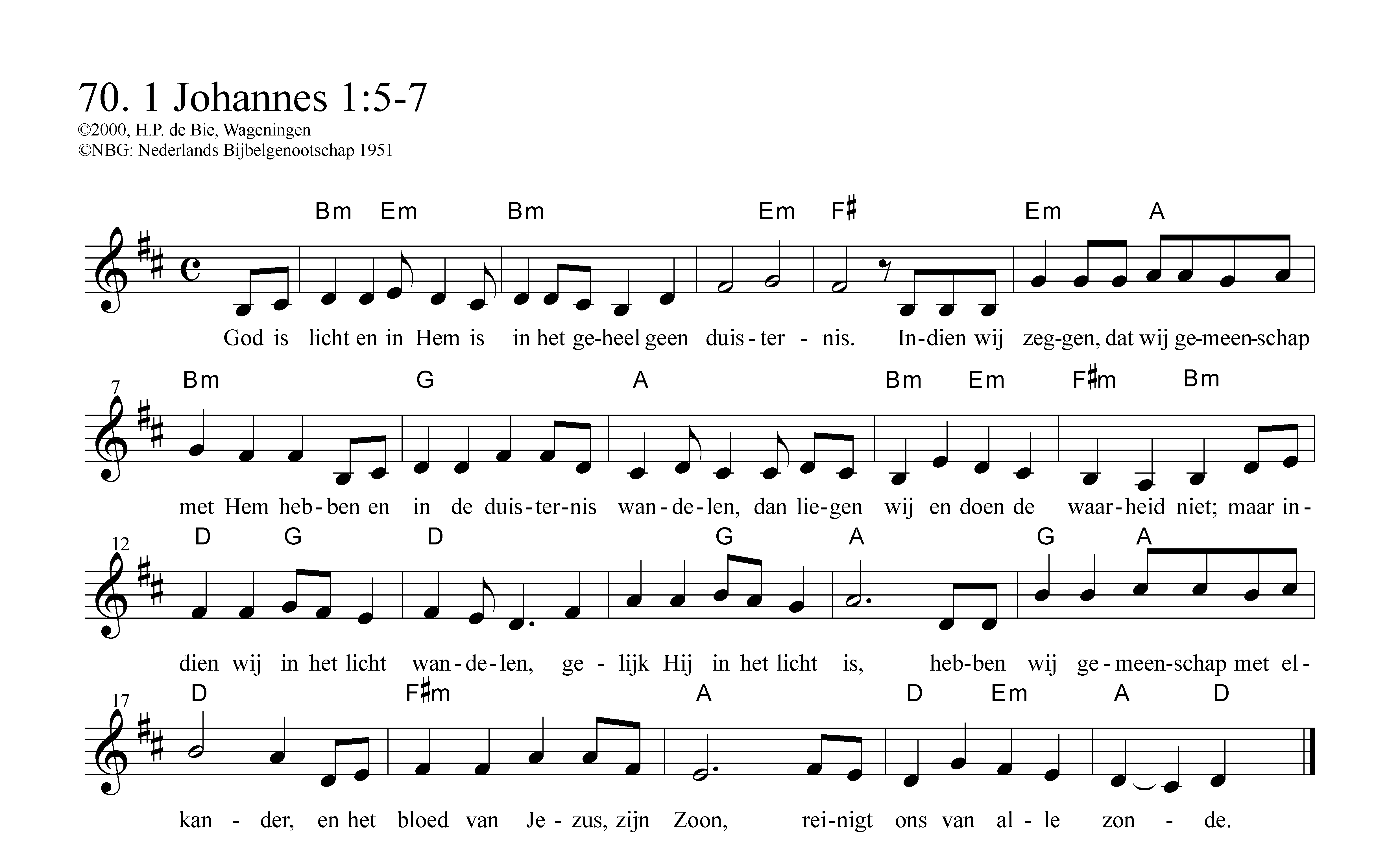 God is licht en in Hem