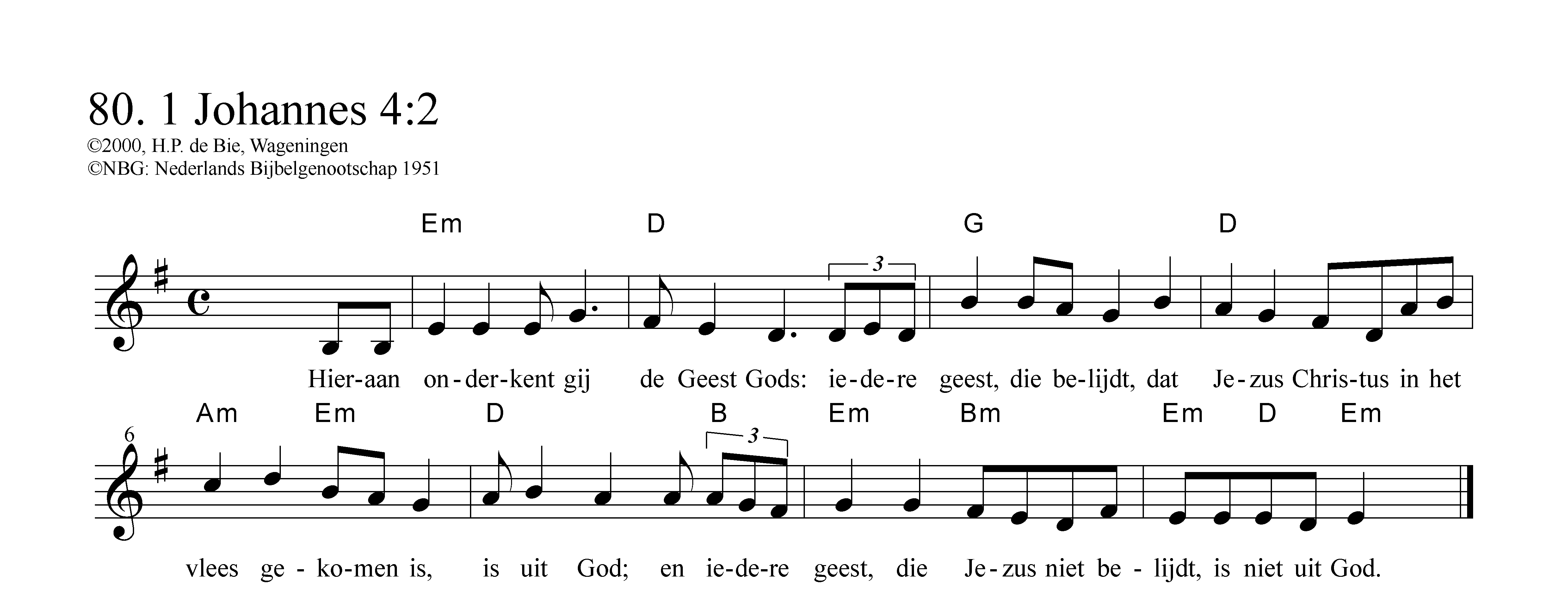 Hieraan onderkent gij de Geest Gods