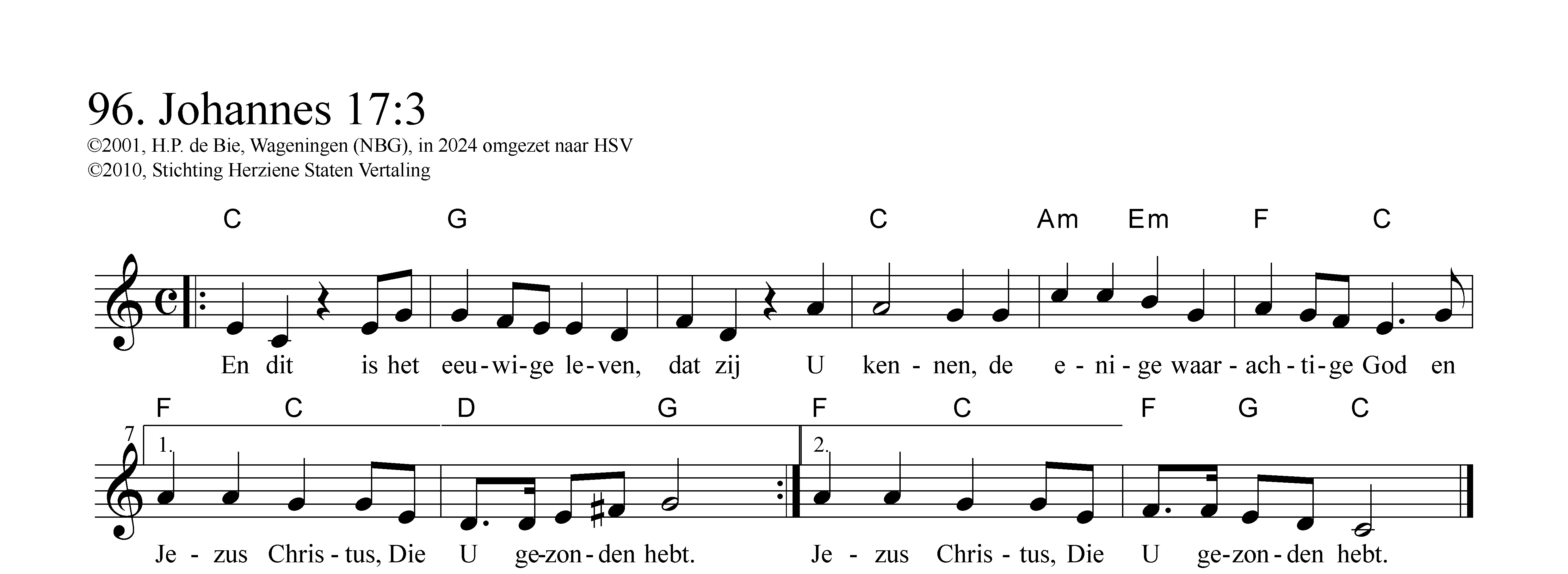 En dit is het eeuwige leven