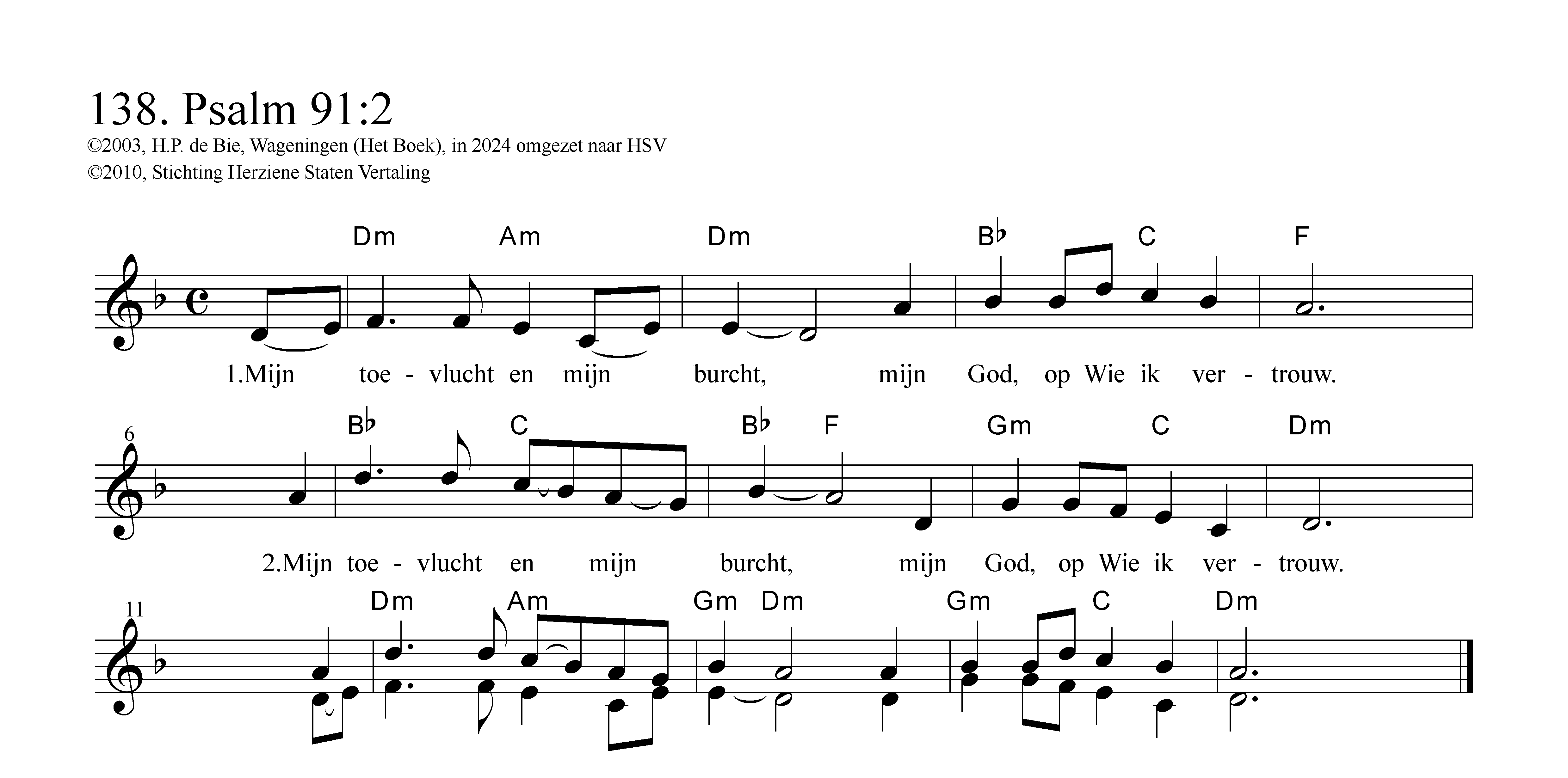 Mijn toevlucht en mijn burcht